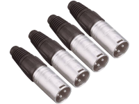 XLR stekker Paccs HST34SET4 Set van 4 stuks