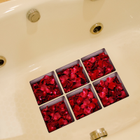 Pag 6pcs 13x13cm Water Shadow Ocean/forest Seires Pattern 3d Non Slip Waterproof Bathtub Mat Sticker