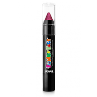Face paint stick   metallic roze   3,5 gram   schmink/make up stift/potlood