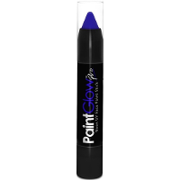 Face paint stick   neon blauw   UV/blacklight   3,5 gram   schmink/make up stift/potlood