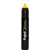 Face paint stick   neon geel   UV/blacklight   3,5 gram   schmink/make up stift/potlood