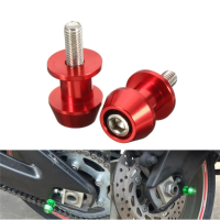 Pair 8mm Swing Arm Spools Sliders Cnc Aluminum Screws For Yamaha/honda/bmw