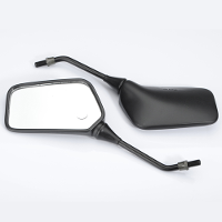 Pair Black Mirrors Fit For Kawasaki Klr600 New