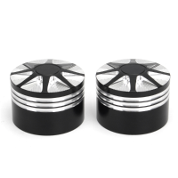 Pair Of Front Axle Nut Cover Bolt Kit For Harley 2008 Later Dyna Touring Trike Model
