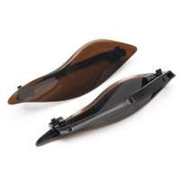 Pair Smoke Abs Side Wings Air Deflectors For Harley Davidson Touring 2014 2017