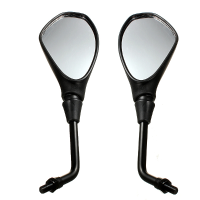 Pair Universal Motorcycle Motorbike Rear View Mirror 10mm Thread