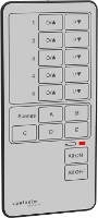 Paladin KNX 670 010 rf Draadloze afstandsbediening, KNX accessoires 5 kanaals