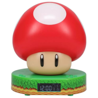 Paladone Super Mario: Super Mushroom Digital Alarm Clock wekker