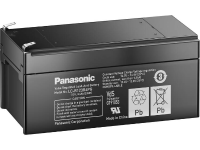Panasonic 12 V 3,4 Ah Loodaccu 12 V 3.4 Ah Loodvlies (AGM) (b x h x d) 134 x 60 x 67 mm Kabelschoen 4.8 Mm VDS certificering, Onderhoudsvrij, Geringe