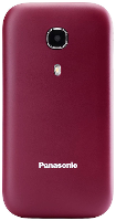 Panasonic KX TU400 Senioren clamshell telefoon Rood