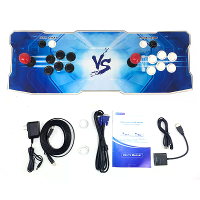 Pandorra Box 3D Retro Spelconsole ingebouwd 7000 spellen arcade videogame machine 8 knops dual player gamer console met