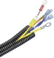 Panduit CLT50N C630 Beschermslang (ribbelslang) Zwart 13 mm per meter