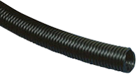 Panduit CLTS38F C Beschermslang (ribbelslang) Zwart 10 mm per meter
