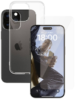 PanzerGlass 2 in 1 Pack SAFE95579 Screenprotector (glas) Apple iPhone 15 Pro Max 1 stuk(s)