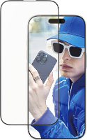 PanzerGlass Aluminium Frame 2850 Screenprotector (glas) Apple iPhone 16 Pro 1 stuk(s) Anti vingerafdruk, Krasvast
