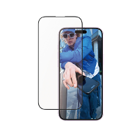 PanzerGlass Aluminium Frame 2851 Screenprotector (glas) Apple IPhone 15 Plus, iPhone 16 Plus 1 stuk(s) Anti vingerafdruk, Krasvast