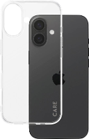 PanzerGlass CARE by ® Fashionable Backcover Apple iPhone 16 Transparant Inductieve lading
