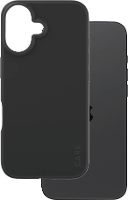 PanzerGlass CARE by ® Fashionable Backcover Apple iPhone 16 Zwart Inductieve lading