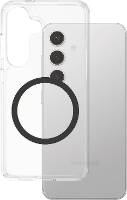 PanzerGlass CARE Flagship Urban Combat Backcover Samsung Galaxy S25 Transparant, Zwart Inductieve lading, Stootbestendig