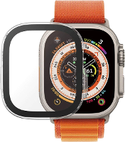 PanzerGlass Full Body 3677 Screenprotector (glas) Apple Watch Ultra Series (49 mm), Watch Ultra 2 Series (49 mm) 1 stuk(s) Krasvast, Anti vingerafdruk