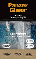 PanzerGlass PANZERB0433+7315 B0433+7315 Screenprotector (glas) Samsung Galaxy S23 1 stuk(s) Anti vingerafdruk, Antibacterieel, Krasvast