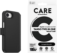 PanzerGlass Tango 2 in 1 Wallet Case Booklet Apple iPhone 16e Zwart Stootbestendig