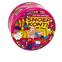 Snoepkont cadeau snoeptrommel   koekblik   14 x 7,5 cm   bewaarblik   verjaardag