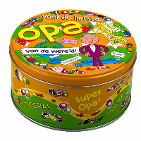 Voor de liefste opa snoeptrommel/koektrommel   14 x 7,5 cm   Opa cadeaus   Bewaarblikken