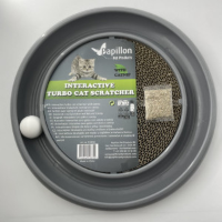 Krabkarton met catnip en bal voor de kat (interactief) Per stuk