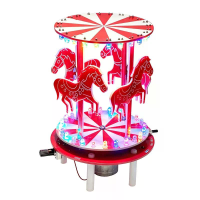Parade Carousel Kit DIY Draaiende Verlichtingsmodel USB 3.1 Naar Type C 5V DC Montage Decoratie Kit