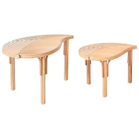 PARALIA   Salontafel set van 2   Natuurlijk   Rotan