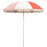 Parasol Oliva tilt   zand/terracotta   Ø200 cm   Leen Bakker