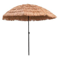 Parasol Palm Beach   naturel   Ø200 cm   Leen Bakker