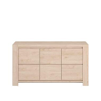 Parisot dressoir Portland   eikenkleur   85x159x48 cm   Leen Bakker