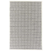 Floorita binnen/buitenvloerkleed Stuoia   ecru/zwart   194x290 cm   Leen Bakker