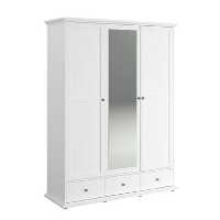 Kledingkast Margaux   wit   202x152x53 cm   Leen Bakker