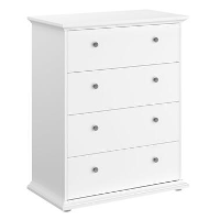 Ladekast Margaux   4 lades   wit   104x85x46 cm   Leen Bakker