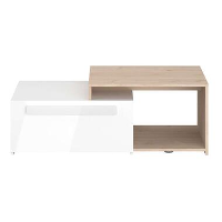 Parisot salontafel On air   eiken/hoogglans wit   40x110x52 cm