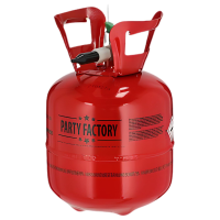 Party Factory Heliumtank   voor 30 ballonnen   wegwerp tank   voor helium ballonnen