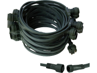LEDmaxx Illu 20g Party lichtketting Buiten Energielabel: Afhankelijk van de lamp werkt op het lichtnet 20 LED Verlichte lengte: 20 m
