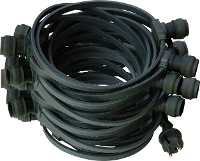 LEDmaxx Illu 30g Party lichtketting Buiten Energielabel: Afhankelijk van de lamp werkt op het lichtnet 30 LED Verlichte lengte: 30 m