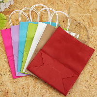 Party Luxury Recyclable Loot Kraft Paper Gift Bag