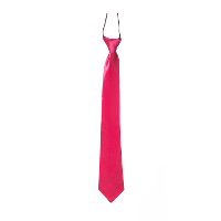Carnaval verkleed accessoires stropdas zijdeglans   fuchsia roze   polyester   heren/dames