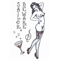 Carnaval verkleed nep tattoo   sexy pin up girl   getatoeerde armen   volwassenen