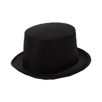 Verkleed hoed   zwart   volwassenen   carnaval   kleuren thema   feestkleding accessoires