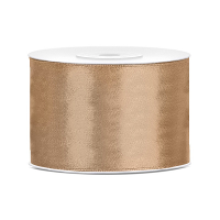 Partydeco Cadeaulint   goud   5 cm x 25 meter   satijn   sierlint   inpakken   decoratie