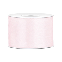 Partydeco Cadeaulint   poeder roze   5 cm x 25 meter   satijn   sierlint   inpakken   decoratie
