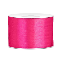 Partydeco Cadeaulint   roze   5 cm x 25 meter   satijn   sierlint   inpakken   decoratie