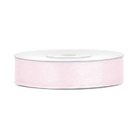 Luxe sierlint of cadeaulint   lichtroze   12 mm x 25 meter   satijn