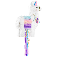 PartyDeco Pinata van papier   Lama thema   41 x 49 cm   Feestartikelen verjaardag
